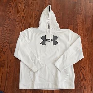 Men’s white under armour hoodie